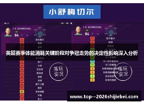 英超赛季体能消耗关键阶段对争冠走势的决定性影响深入分析 英超赛季体能消耗关键阶段对争冠走势的决定性影响深入分析
